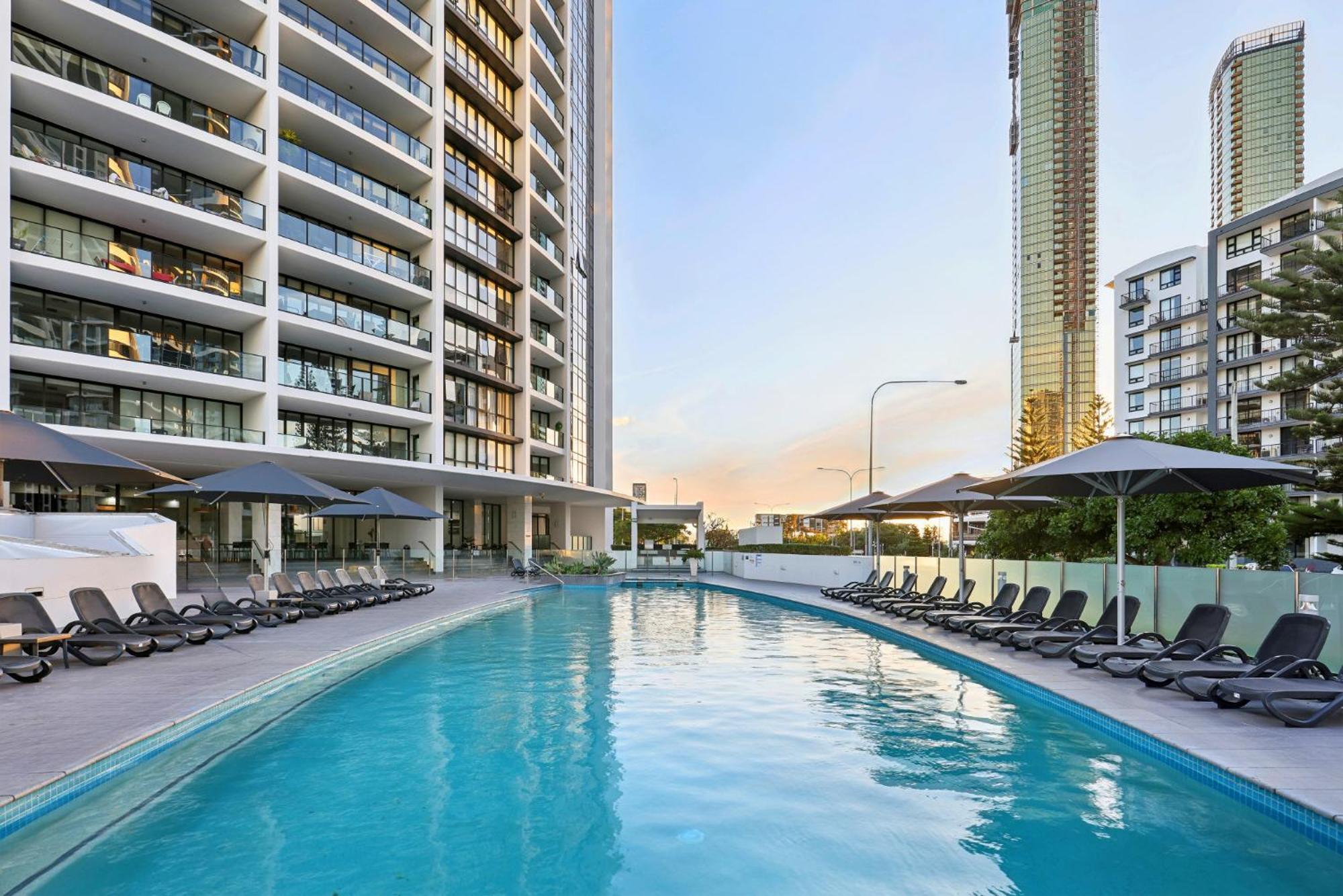 Ocean View 3-Bed With Gym, Pool, Sauna & Parking 黄金海岸 外观 照片